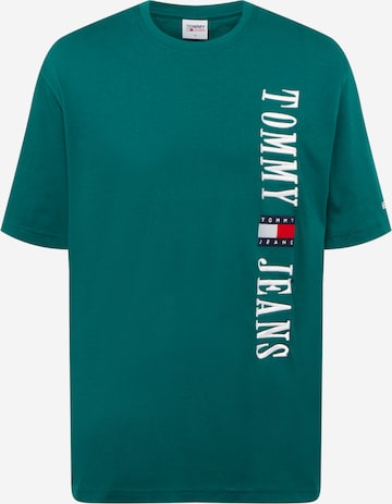 Tricou 'Skater' de la Tommy Jeans pe verde: față