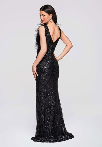 Ombre Avondjurk in Zwart