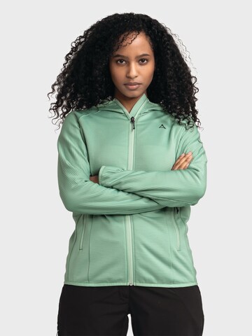 Veste en polaire fonctionnelle 'Cascata' Schöffel en vert : devant