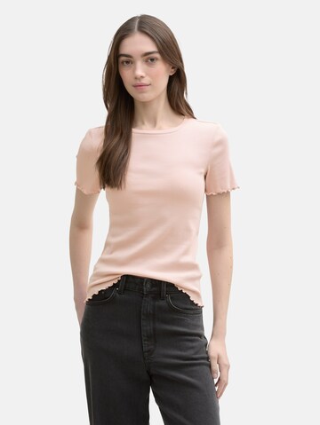 TOM TAILOR DENIM Shirt in Roze: voorkant