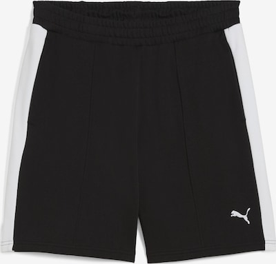 PUMA Hose in S/Regular in schwarz / weiß, Produktansicht