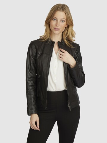bugatti Between-Season Jacket in Black: front