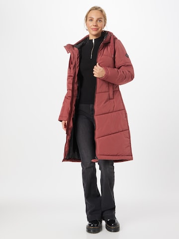 Manteau d’hiver 'Paddie' Iriedaily en rouge