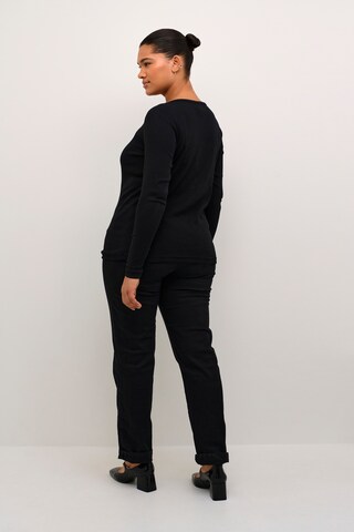 KAFFE CURVE Shirt 'KC Carina' in Schwarz
