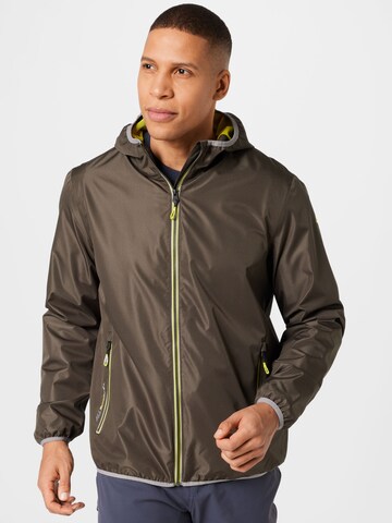 KILLTEC Outdoor jacket 'Trin' in Green: front