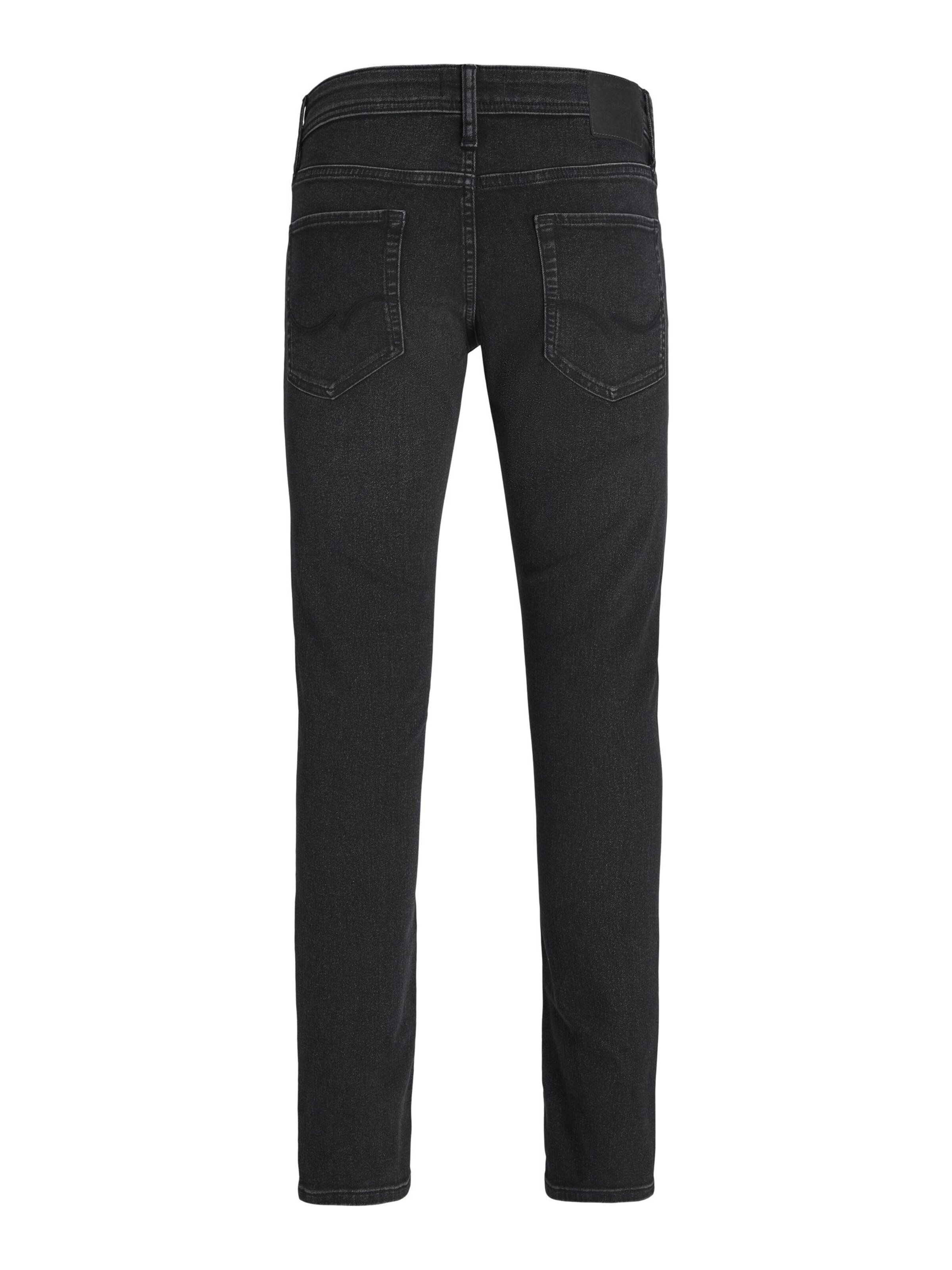Jack & Jones Plus Slimfit Jeans 'JJIGlenn' i svart