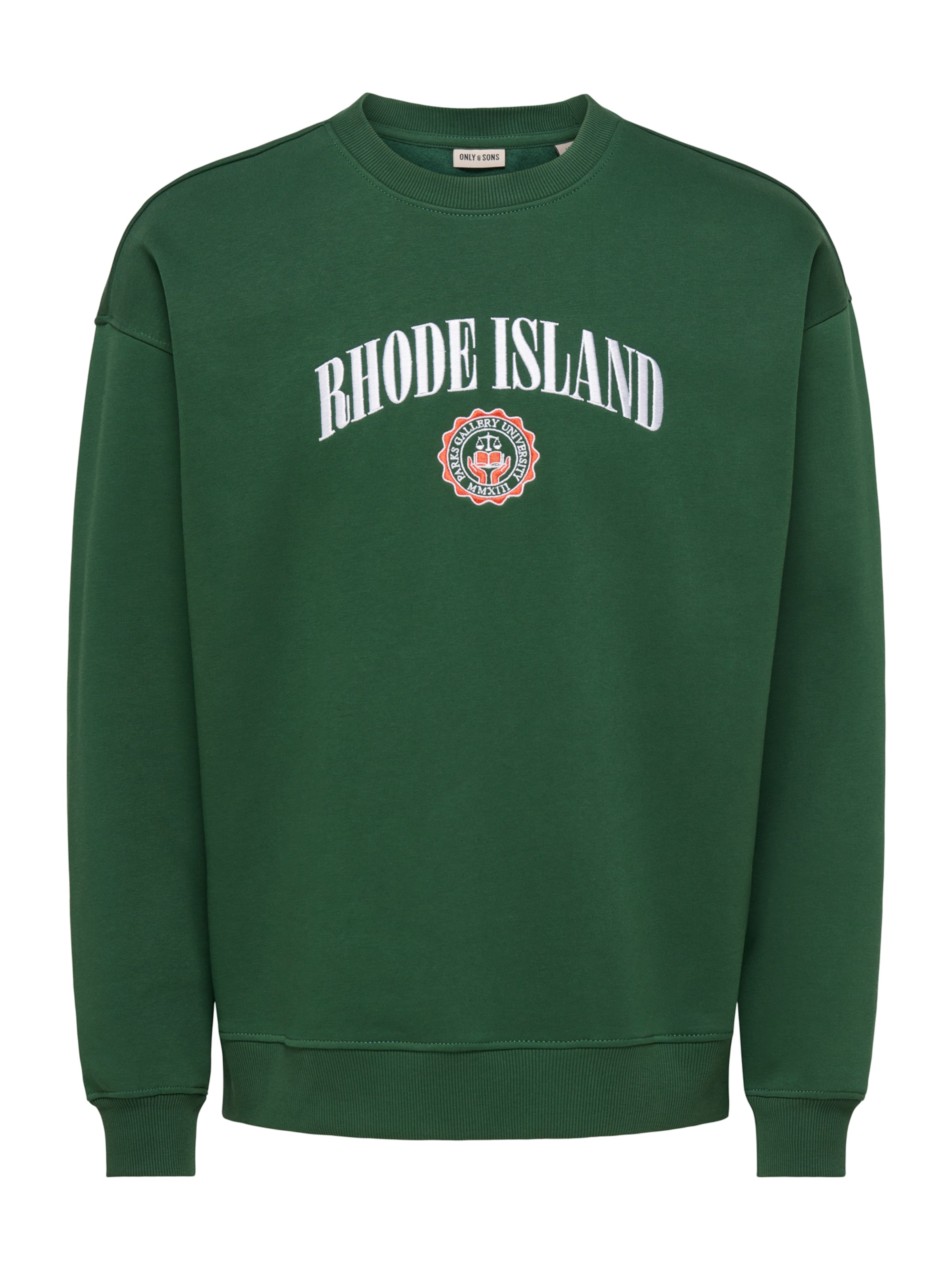 Only & Sons Sweatshirt 'ONSCONNOR' in Green: front