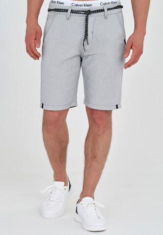 INDICODE JEANS Regular Pants 'Sant Cugat' in Grey: front