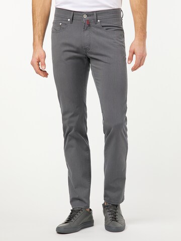 PIERRE CARDIN Regular Hose 'Lyon' in Grau: Vorderseite