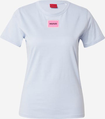 T-shirt 'Delorisa' HUGO Red en violet : devant