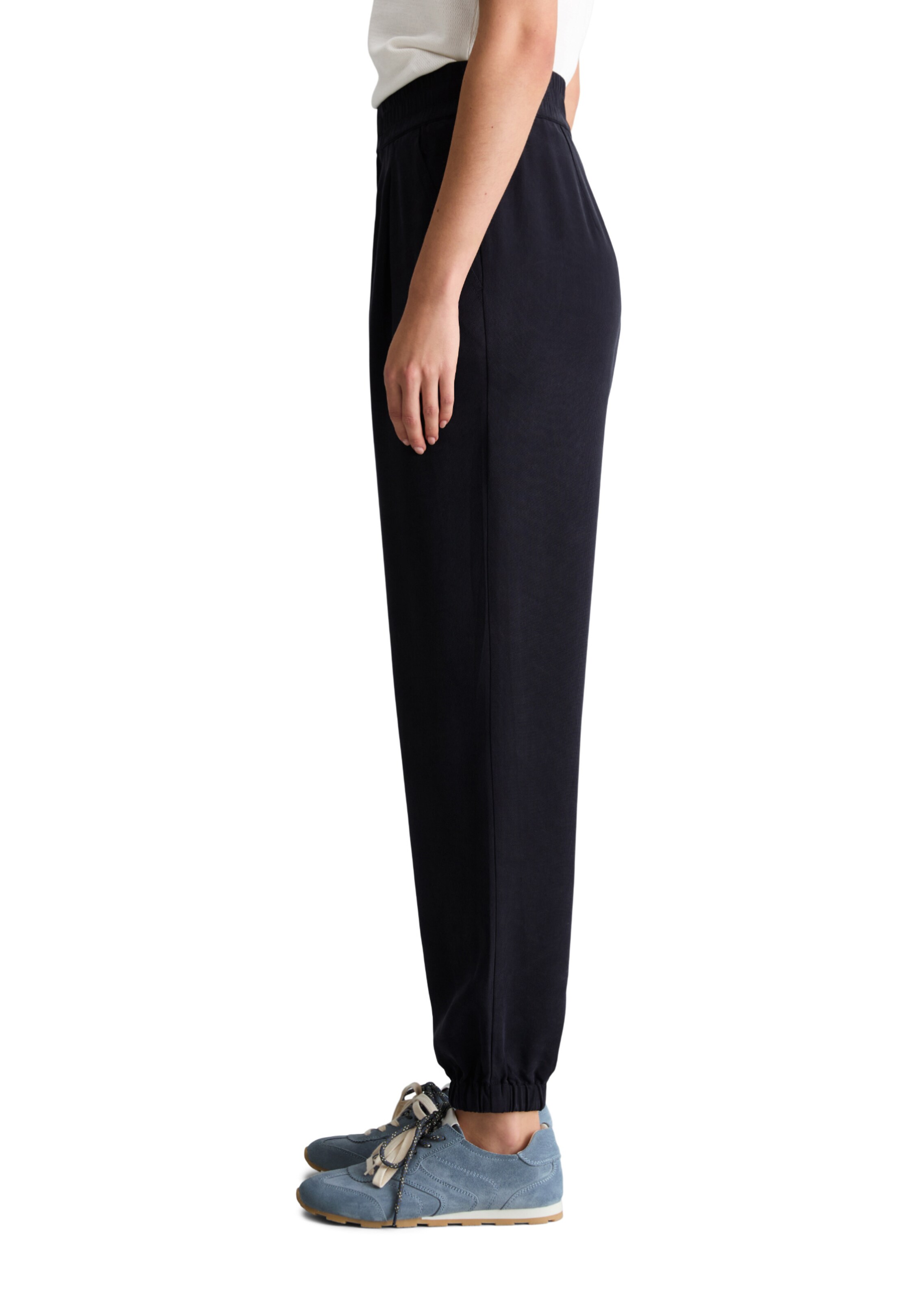 Marc O'Polo DENIM Tapered Broek in Blauw