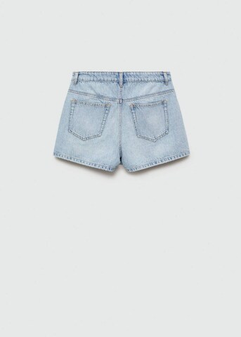 MANGO TEEN Regular Shorts in Blau