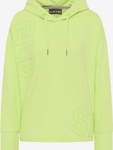 Elbsand Sweatshirt 'Elgin' in Groen: voorkant