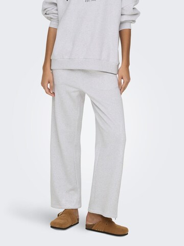 Regular Pantalon ONLY en gris : devant