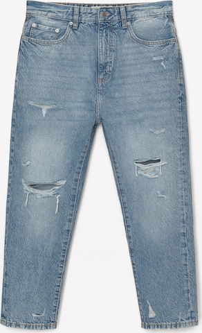 Pull&Bear Loose fit Jeans in Blue: front