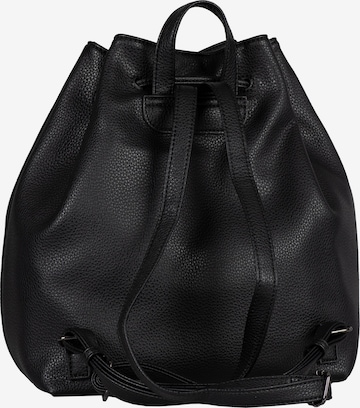 TOM TAILOR Backpack 'Camilla' in Black
