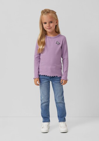 T-Shirt s.Oliver en violet : devant