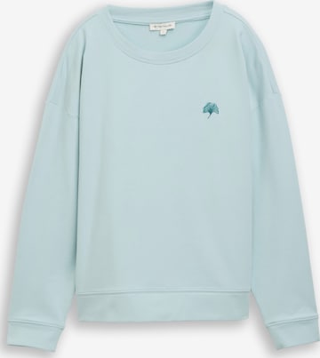 TOM TAILOR Collegepaita värissä sininen: etupuoli