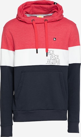 Alife and Kickin Sweatshirt 'KingAK' in Rood: voorkant