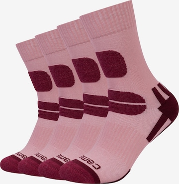 camano camano Wandersocken in Rot: Vorderseite