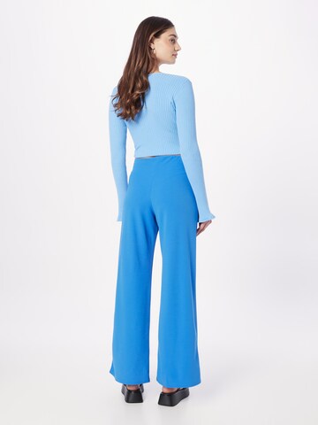 SISTERS POINT Wide Leg Hose 'GLUT' in Blau