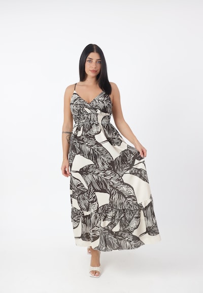 Abito estivo Elara di colore mocca / bianco, Visualizzazione prodotti