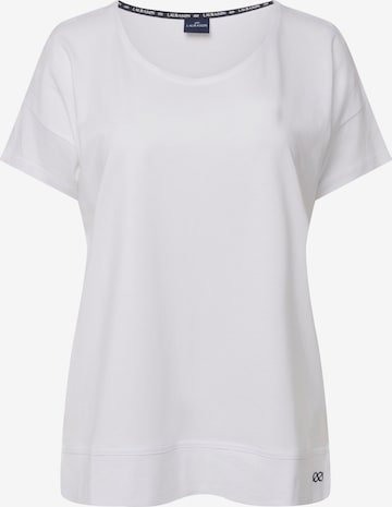 T-shirt LAURASØN en blanc : devant