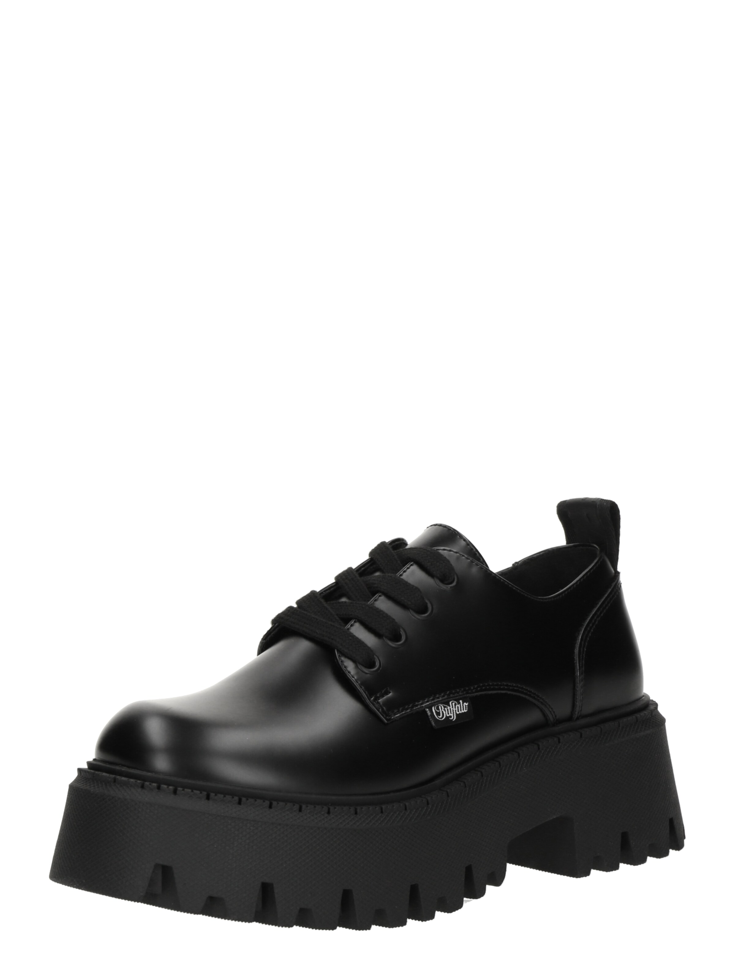 Scarpa stringata 'ASPEN' di BUFFALO in nero: frontale