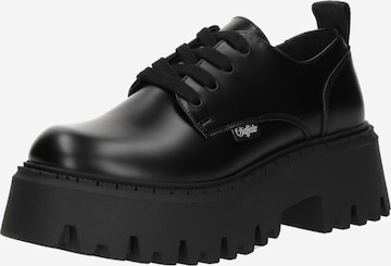 melns BUFFALO Kurpes ar šņorēm 'ASPEN': no priekšpuses