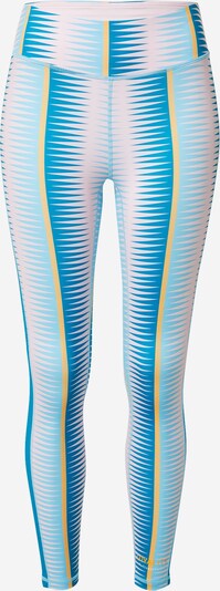 Pantaloni sport 'Nadi' DELICATELOVE pe albastru / galben / roz, Vizualizare produs