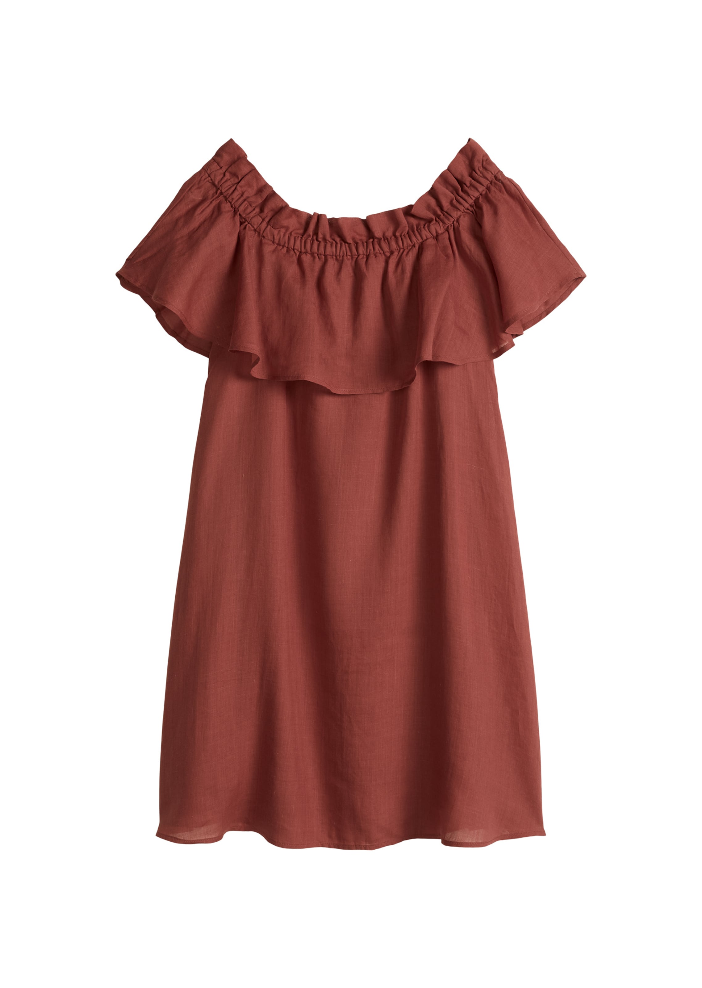 Marc O'Polo Jurk in Rood: voorkant