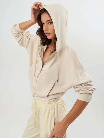 Busem - Casaco em moletão em mistura de cores