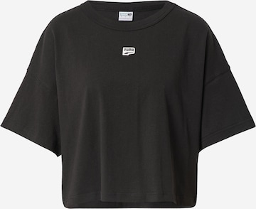 PUMA Funkcionalna majica | črna barva: sprednja stran
