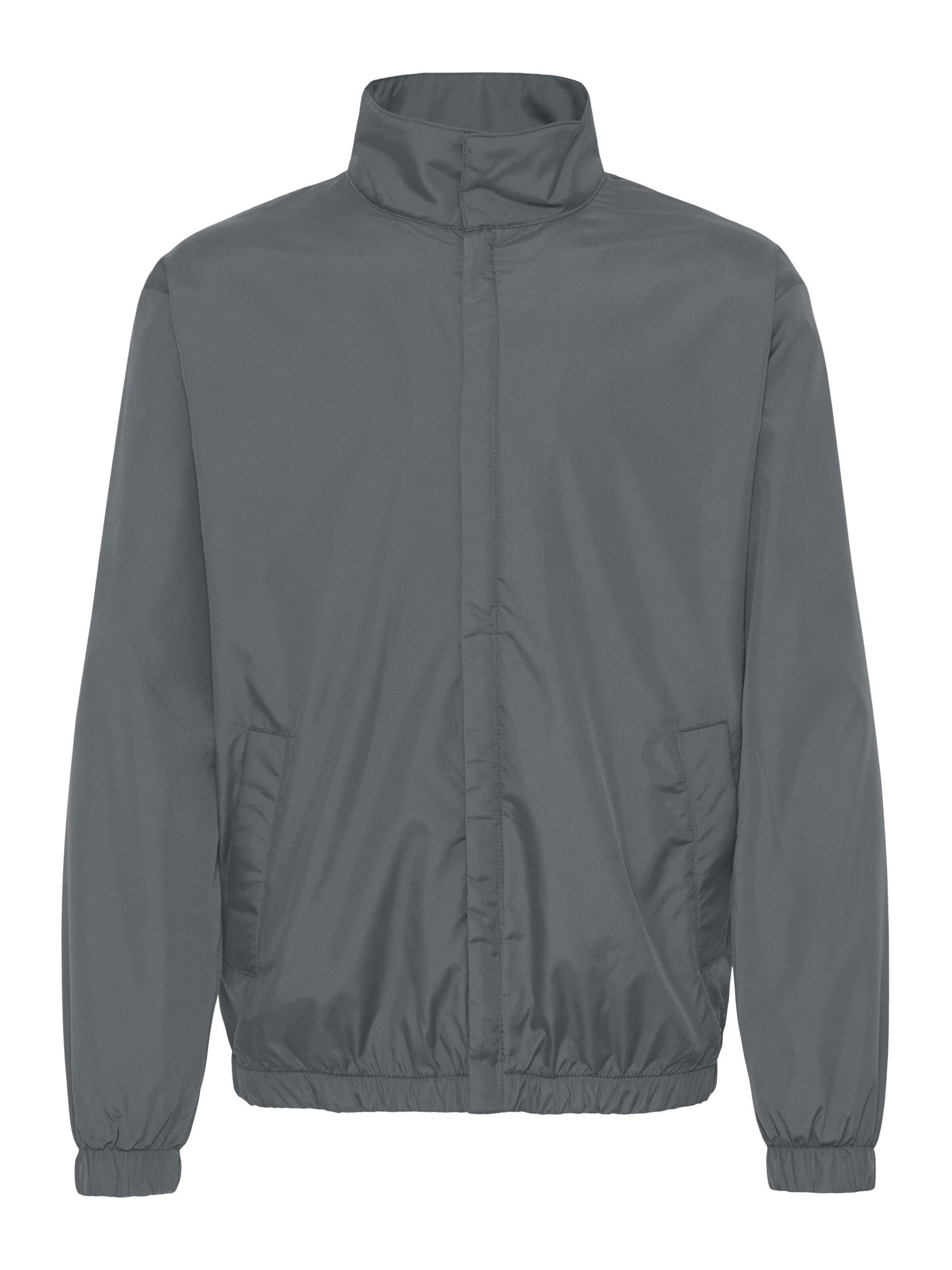 !Solid Übergangsjacke  'Franko' in Grau: Vorderseite