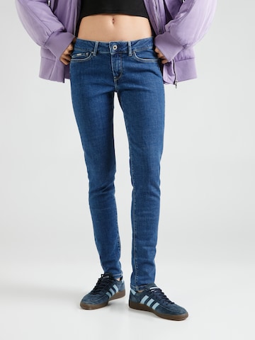Pepe Jeans - Skinny Vaquero 'Pixie' en azul: frente