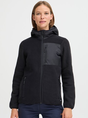 Veste en polaire 'Mattea' North Bend en noir : devant