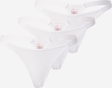 String 'AMIEE' Boux Avenue en blanc : devant