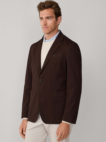 Coupe slim Veste de costume Hackett London en marron