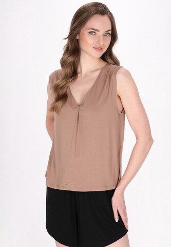 DreiMaster Maritim Топ 'Everyday Fashion' в Бежевый: спереди