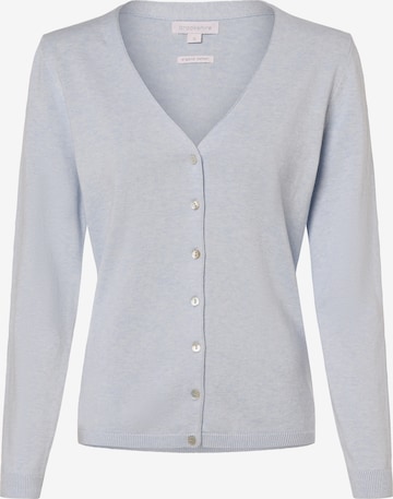 Cardigan Brookshire en bleu : devant