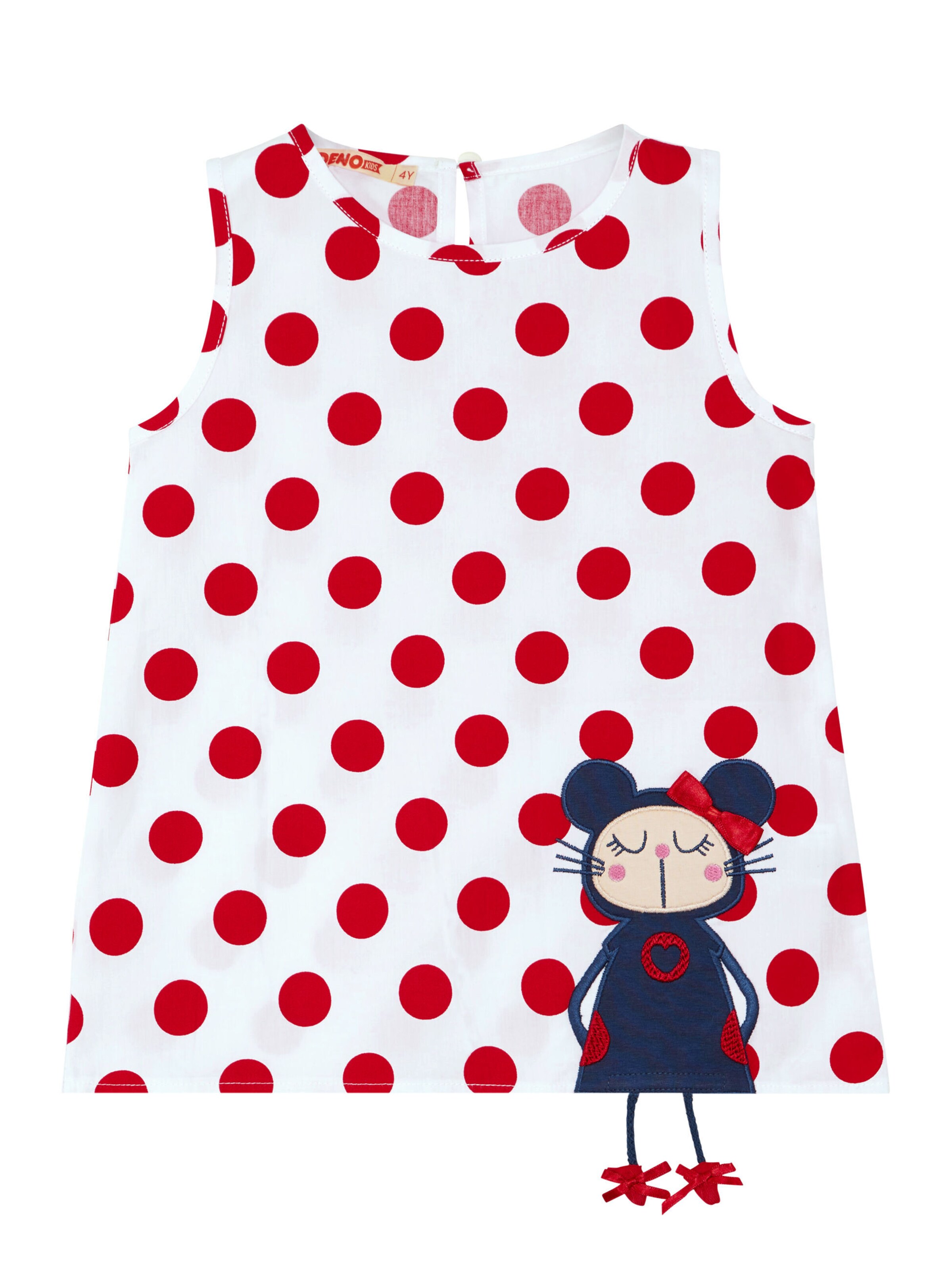 Survêtement 'Dotted' Denokids en rouge