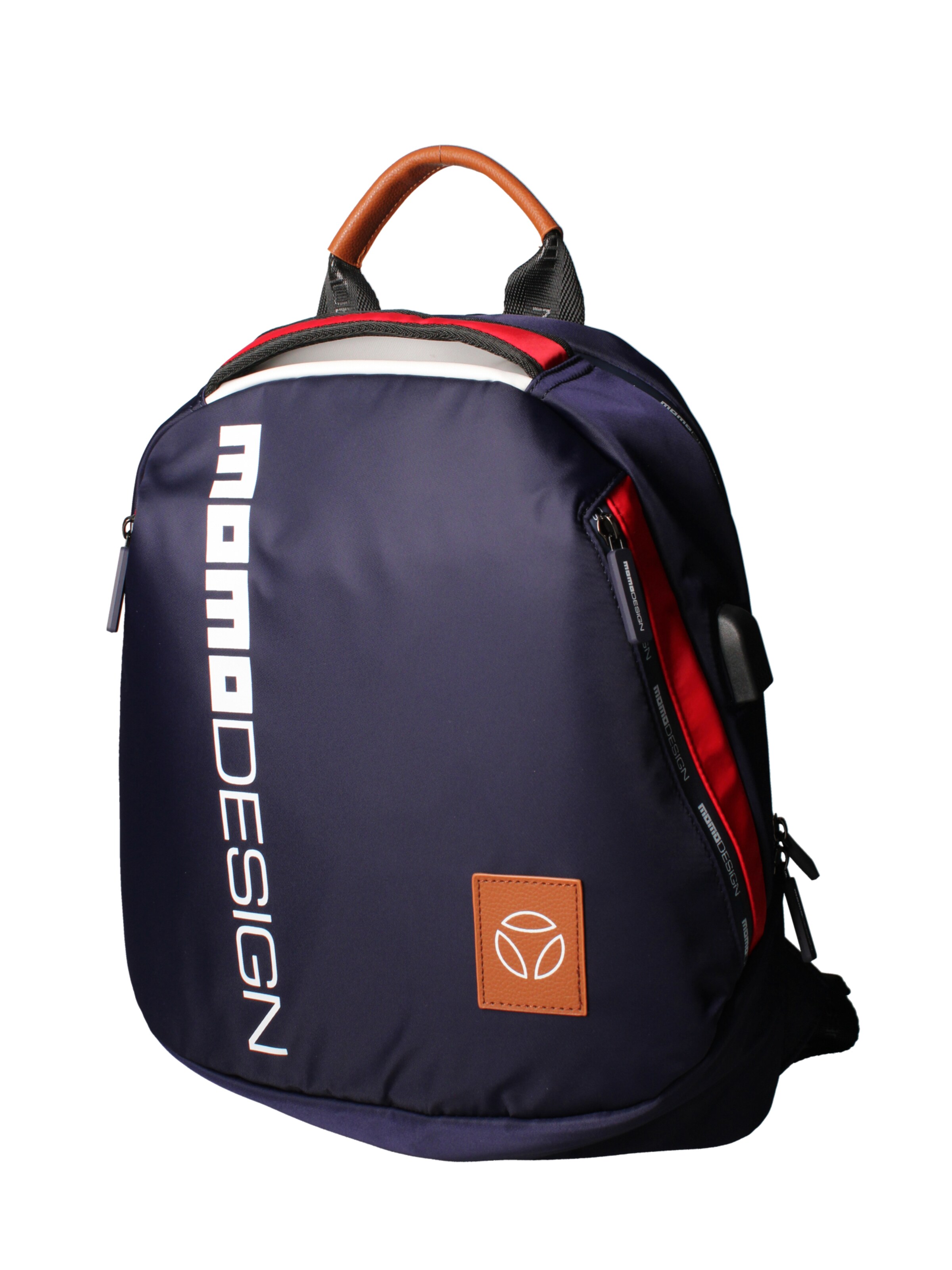 Zaino di Momo Design in blu: frontale