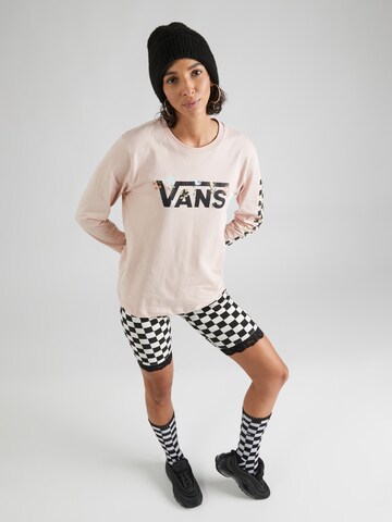 VANS Sweatshirt 'Wyld Tangle Micro Ditsy' in Pink