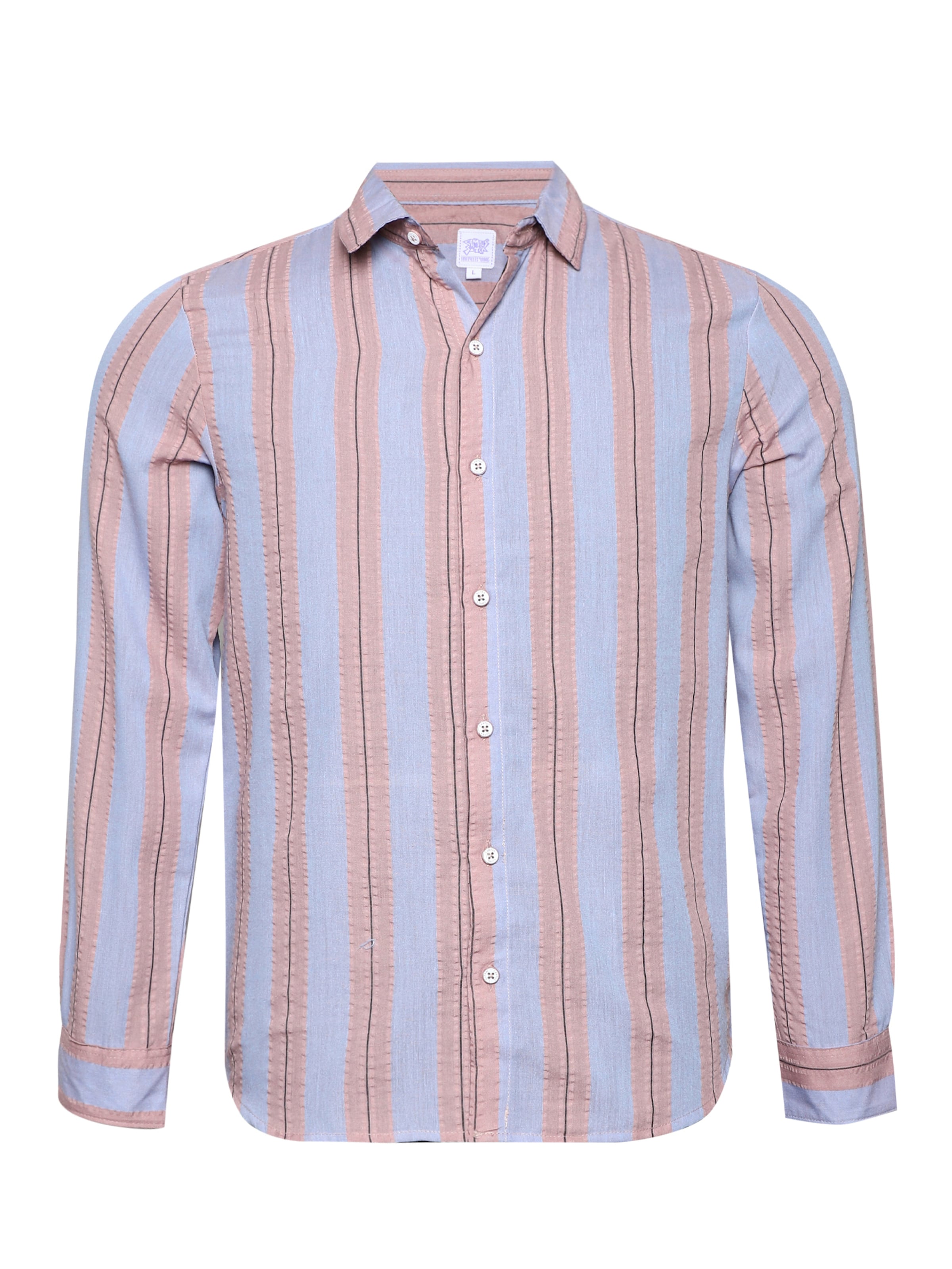 Campus Sutra Regular fit Button Up Shirt 'Tiphanie' in Blue: front
