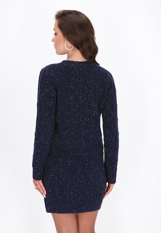 faina Knit cardigan in Blue