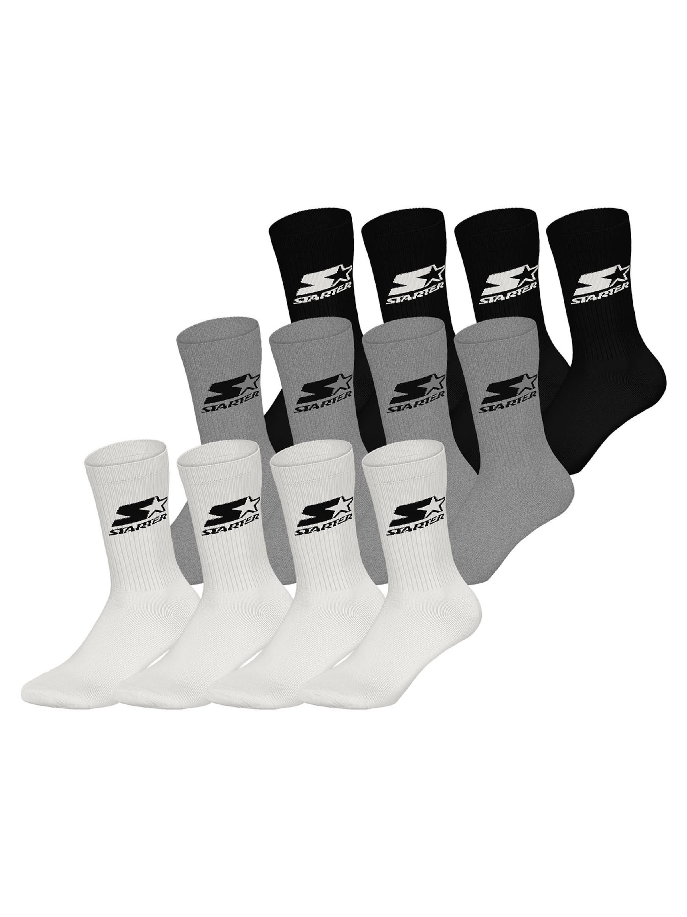 Chaussettes Starter en gris : devant