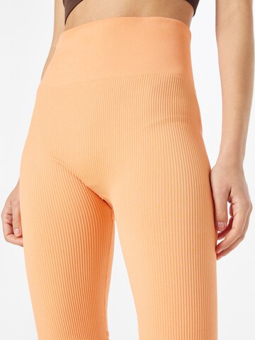 The Jogg Concept Skinny Workout Pants in Orange