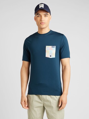 T-Shirt fonctionnel 'TEAM' BILLABONG en bleu : devant