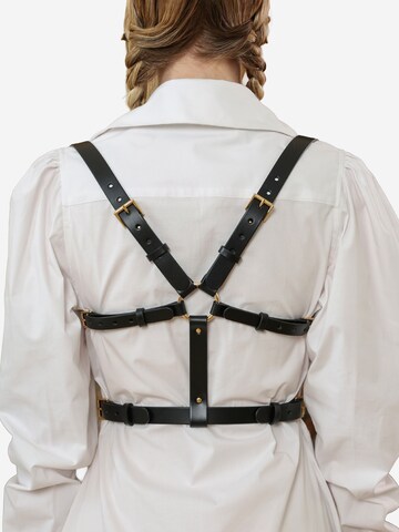 Haute Cuir Gürtel 'Saria Underbust Harness'‌‌‌ in Schwarz