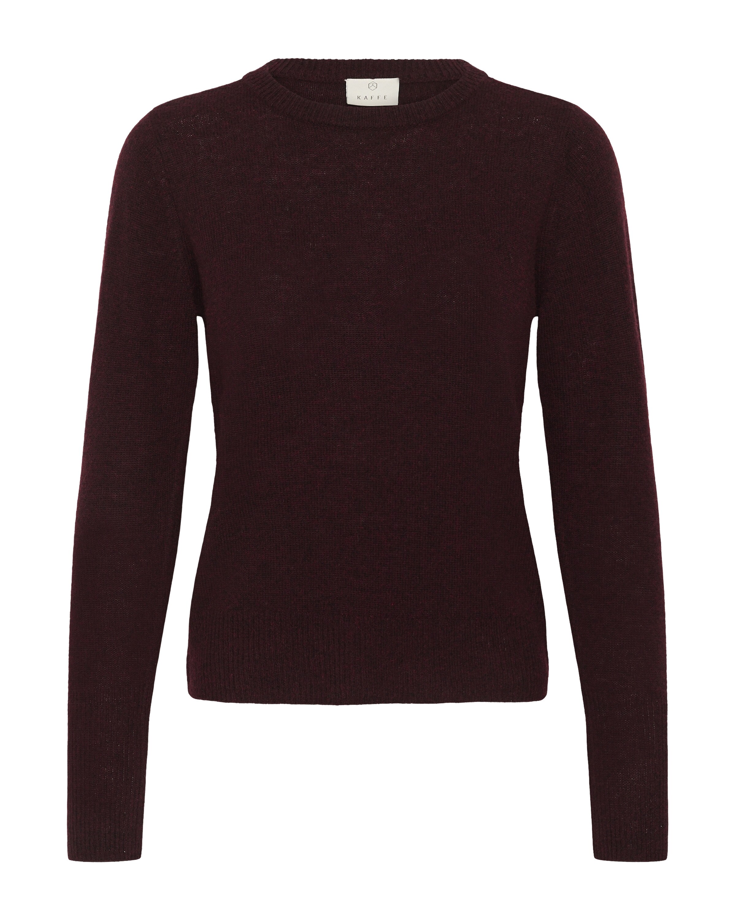 Pull-over 'Cashie' Kaffe en marron : devant